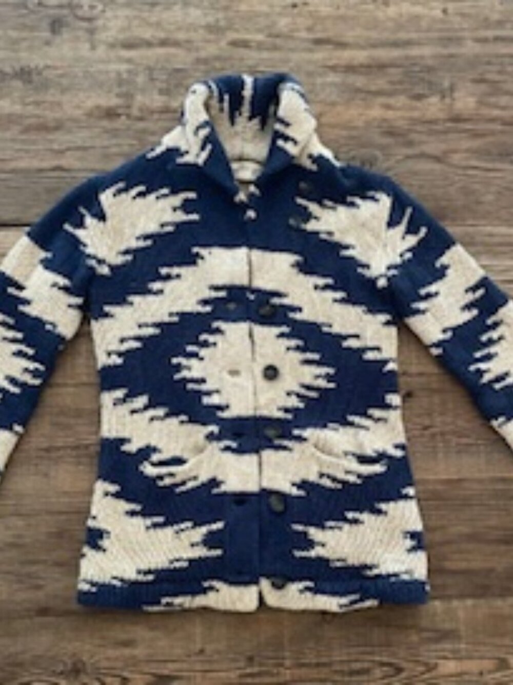 Ralph Lauren Southwestern Aztec Cardigan Sweater - Size XXS